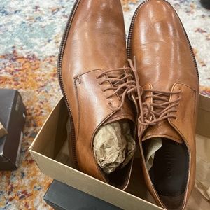 Brown dress shoes